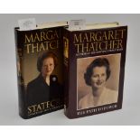 'Statecraft' and 'The Path to Power', first editions, signed by Margaret Thatcher.