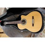 A Crafter guitar Model OE15/N, nylon strings,