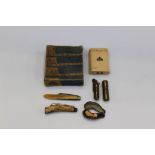 World War I cigarette lighter and another, circa 1920,