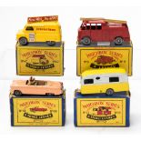 Matchbox: A collection of four Matchbox Series boxed vehicles to comprise: Merryweather Marquis