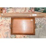 French wooden baguette trays and two wooden trays