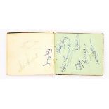 Autographs: A collection of autographs dating to the 1960's and 70's containing Newcastle United FC