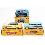 Dinky: A collection of three boxed Dinky Toys vehicles to comprise: Nash Rambler with Windows 173,