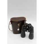 Hilkinson 20 x 60 field binoculars Field 3 No 1064 in leather case