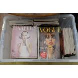 A very large collection of 1960s fashion magazines, approx. 300, inc.