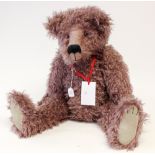 Asquiths: An Asquiths mohair teddy bear, Estragon, black button eyes, black stitched nose,