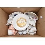 A box of Royal Crown Derby,