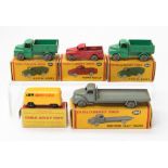 Dinky: A collection of five boxed Dublo Dinky Toys to comprise: Bedford Flat Truck 066, grey,