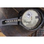 A tenor banjo,