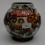 A Moorcroft two by two by Julie Dolan limited edition no 75 of 100 dated 2013,