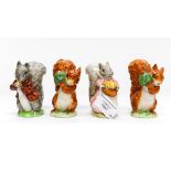 Beswick 'Squirrel Nutkin', 'Goody Tipptoes',