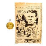 Boxing Medal: A 14ct Boxing Metropolitan Association Champion Medal, inscribed 115 Lbs Boxing, 1899,