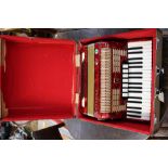 A Hohner Verdi II N 96 bass piano accordion