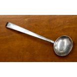 A George III silver condiment spoon, Samuel Pemberton,