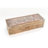 A 19th Century silver plated jewellery casket,