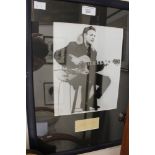 Eddie Cochran signed photo