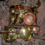 A large quantity of copper and brass,