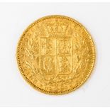 Victoria shield Sovereign dated 1864
