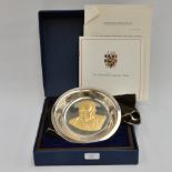 Churchill silver plated plate