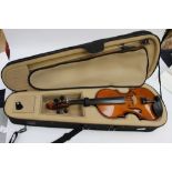 A 3/4 size Palatino violin,