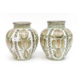 A pair of Denby Glyn Colledge vases,