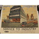 British Railway Interest: A large original British Railways (Scottish Regions) lithographic poster,