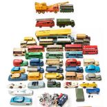 Dinky: A collection of unboxed, playworn Dinky Toys to comprise: 10-Ton Army Truck 622,