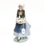 A Lladro figure - Dutch girl with Goose
