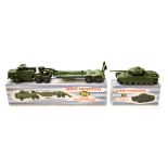 Dinky: A boxed Dinky Supertoys Tank Transporter 660, original box packing,