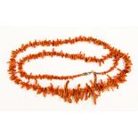 A branch coral necklace approx length 30''