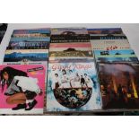 A collection of vinyl records dating from 1975 to 1991, Folk,