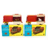 Corgi: A pair of boxed Corgi Major Toys Chipperfield's Circus Animal Cage '1123',