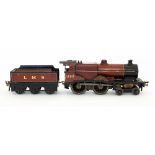 Bassett-Lowke: A Bassett-Lowke maroon LMS 4-4-0 '1190' locomotive and tender, appears good.