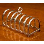 A silver toastrack approx 1.