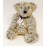 Asquiths: An Asquiths mohair teddy bear, Bruzzer, black button eyes, black stitched nose,