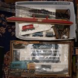 A collection of assorted model railway to include a boxed BR Diesel Passenger Electric Train Set