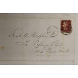 Mainly Great Britain Postal History collection in 2 albums inc.