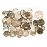 A quantity of hammered and milled silver coins, Henry II to Victoria. 173g (6.