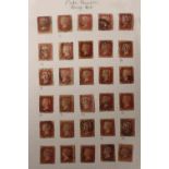 Four stamps albums to include Penny Reds