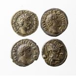 Roman silver denarii group to include: Divus Antoninus Pius/CONSCERATIO;