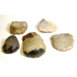 Neolithic to Early Bronze Age Flint Scrapers.