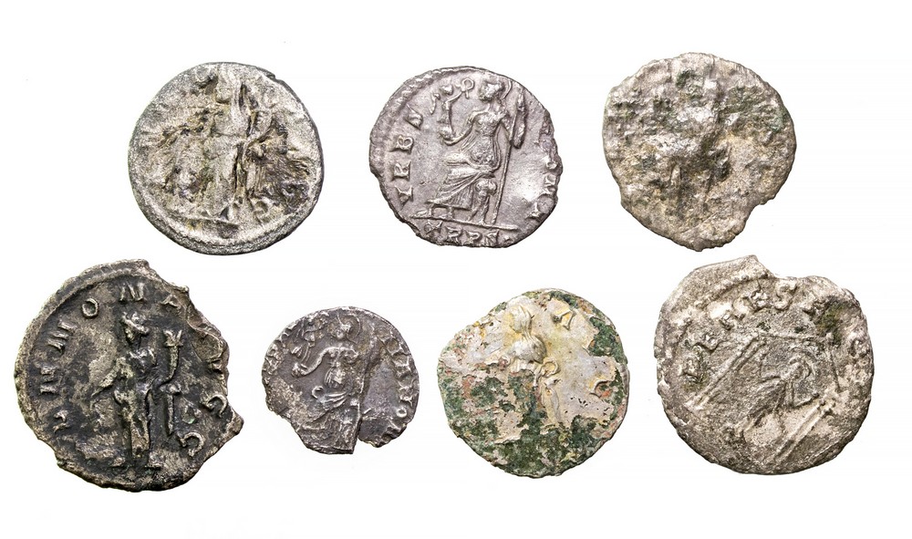 Roman Silver Coin Group (7). - Image 2 of 2