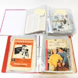 Two large files of knitting patterns from the early 1940s and World War II up to the 1960s/70s