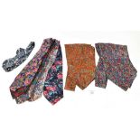 A good collection of Liberty silk mens cravatts, ties,