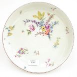 A Chelsea Red Anchor Shallow Dish decorated with floral sprays, date circa 1756,