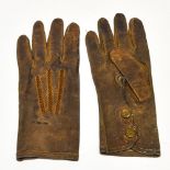 A pair of late Edwardian Children's leather gloves