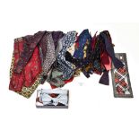 A good collection of mens cravats to include Austin Reed, Tootal, Christion Dior, Paddy Campbell,