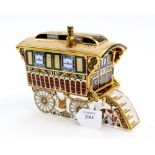 Royal Crown Derby paperweight of Burton Wagon, limited edition 230/750,