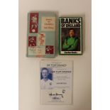 Autographs: A pair of signed books - one by Tom Finney and the other by Gordon Banks,