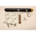 Angling interest: a collection of Hardy's fishing items to include fishing tackle releaser 'The